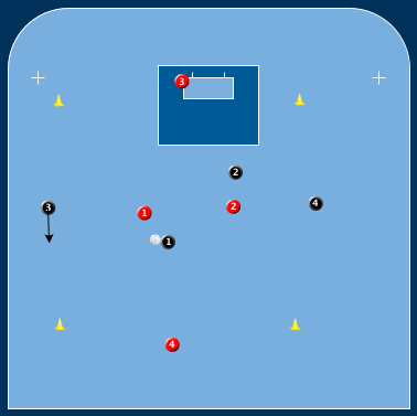 Röd Spelbarhet 2 V 2 + 2