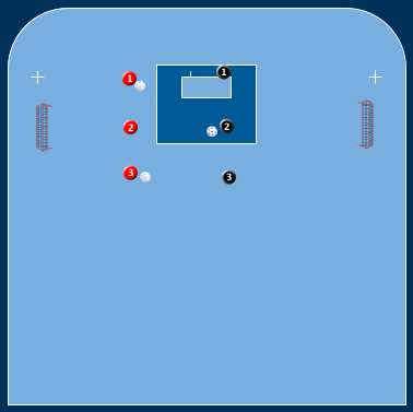 Grön Svart Utmana Dribbla Trillingmatchen