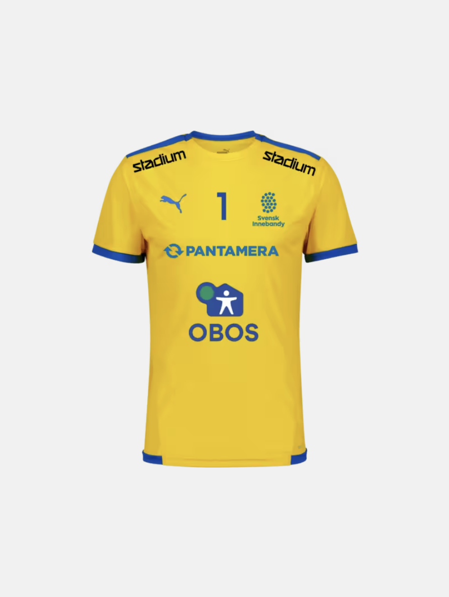 Supportertröja gul – senior - Matchtröja, gul med tryck