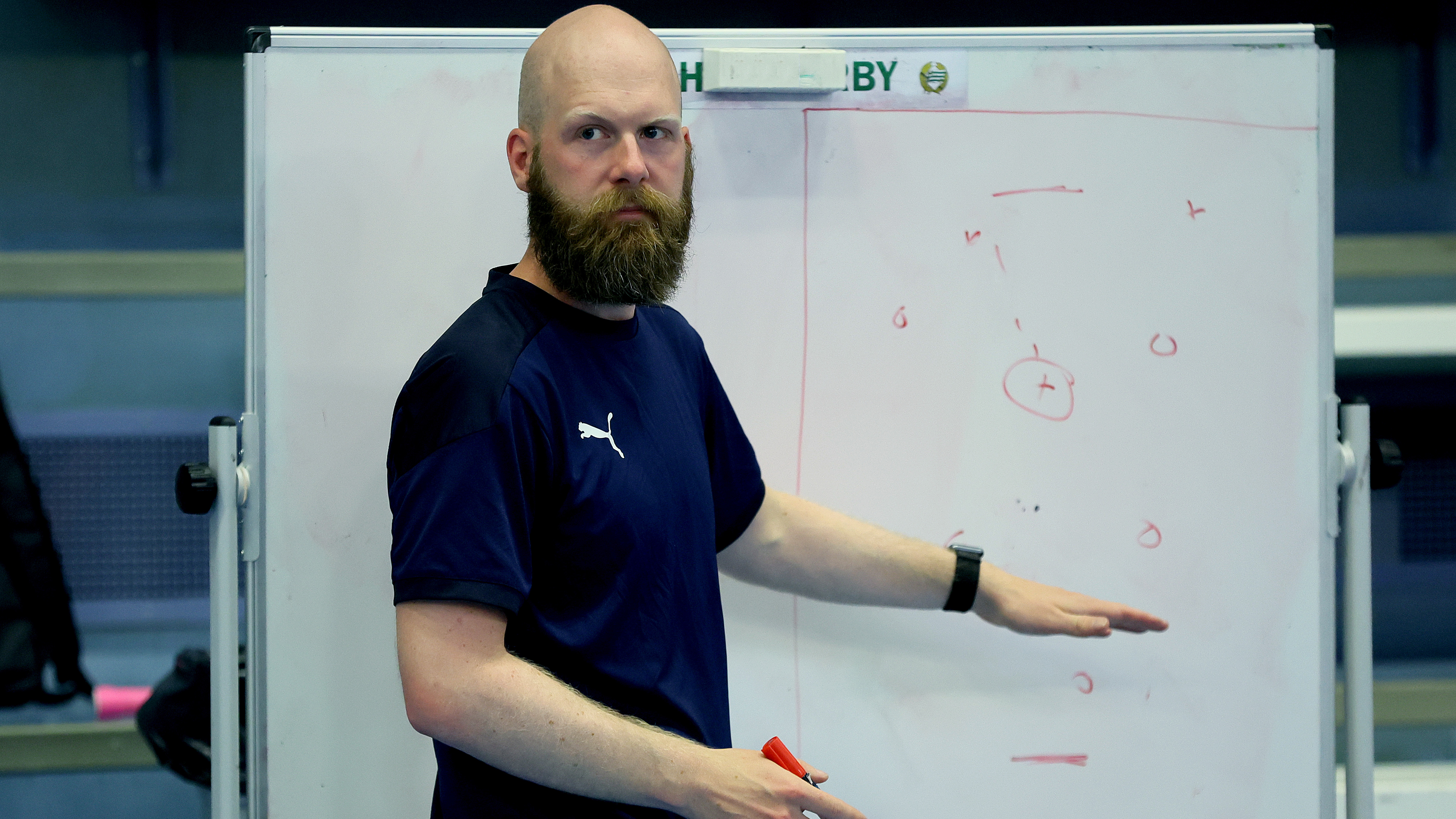 Tränare Taktiktavla Joel Rausvall