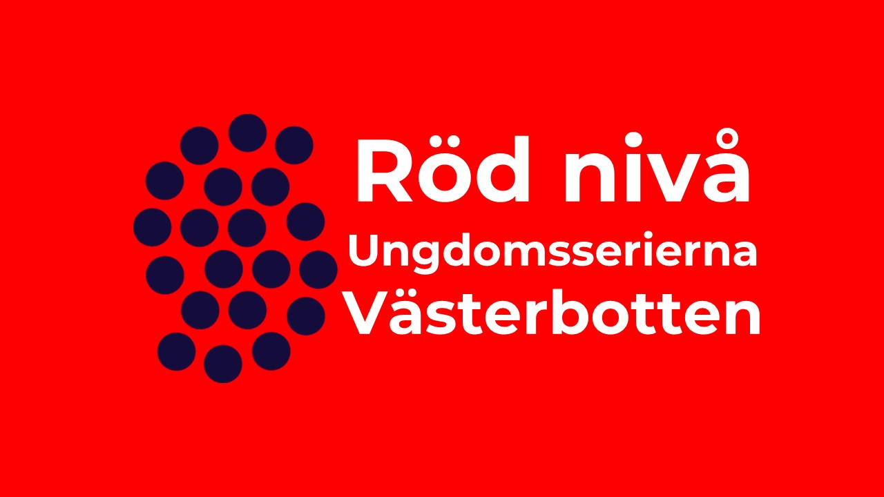 Röd Nivå Västerbotten Logga